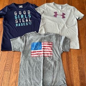 Girls Youth XL UA Tshirts